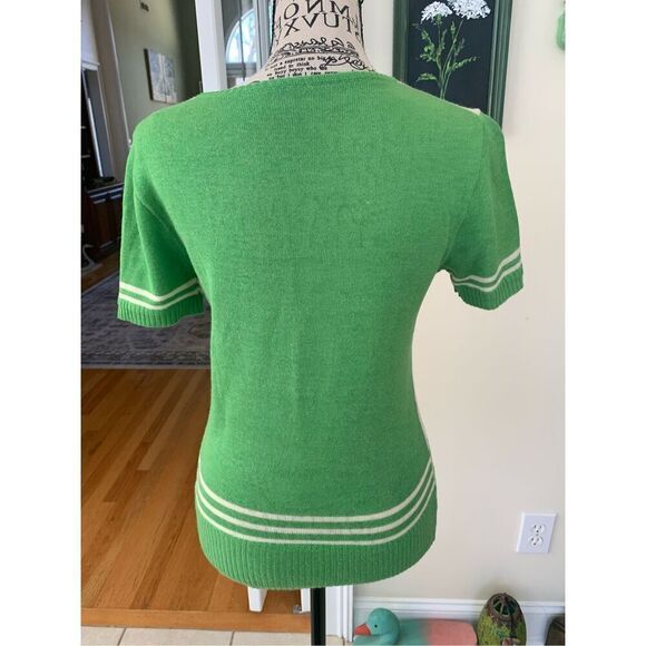 Vintage Short Sleeve Bumble Bee Sweater (60s/70s) - Picture 2 of 8